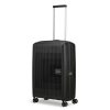 Home & Tech American Tourister | Aerostep Spinner 4 Wheel 67Cm Expandable Suitcase Black