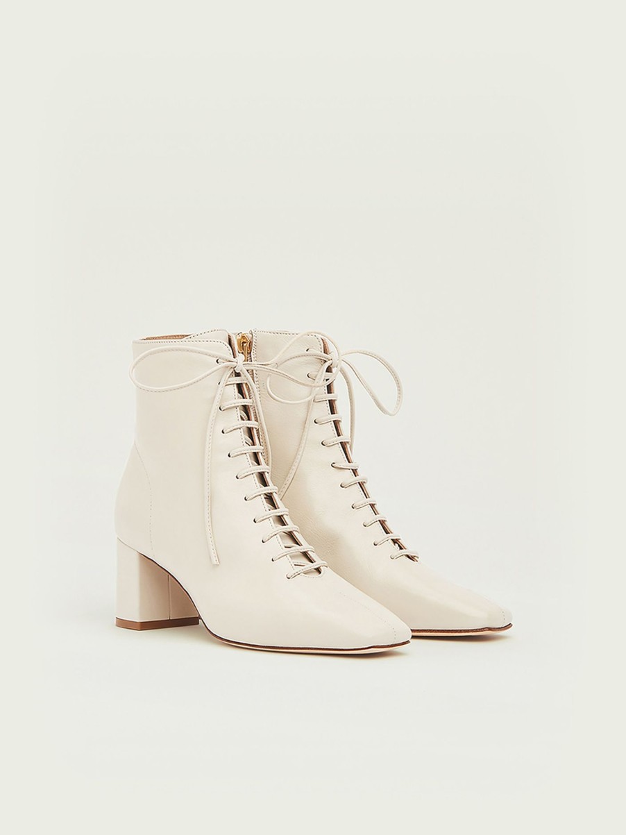 Women LK Bennett Boots | Arabella Ankle Boots White