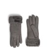 Women UGG Gloves | Turn Up Gloves Black