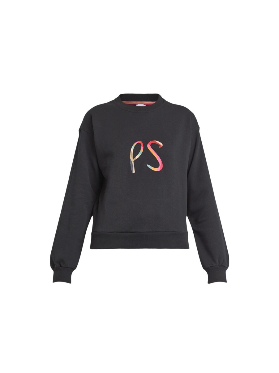 Women PS Paul Smith Activewear | Ps Swirl Sweatshirt Blacks