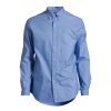 Men Polo Ralph Lauren Shirts | Custom Fit Garment-Dyed Oxford Harbor Island Blue