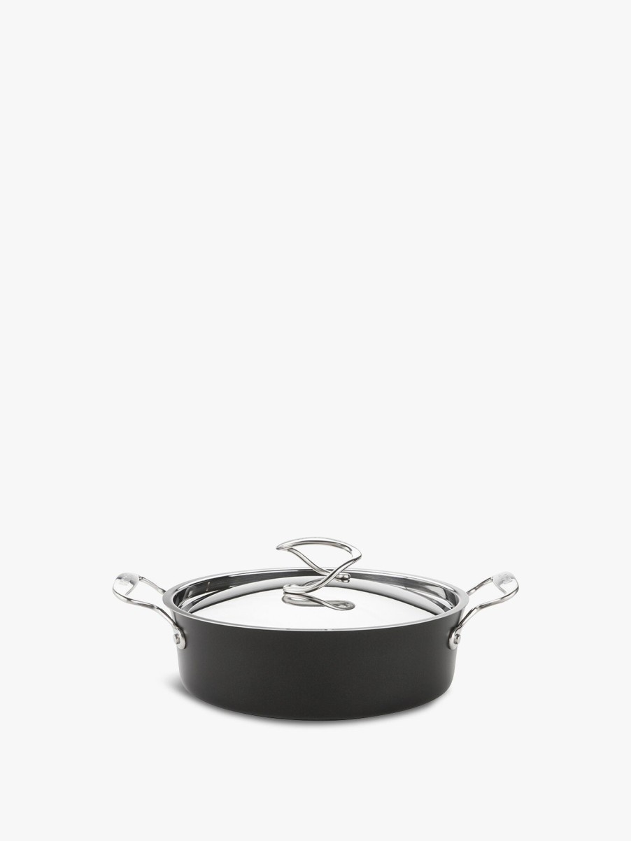 Home & Tech Circulon Cookware | Style Hard Anodised Sauteuse 3.8L Black