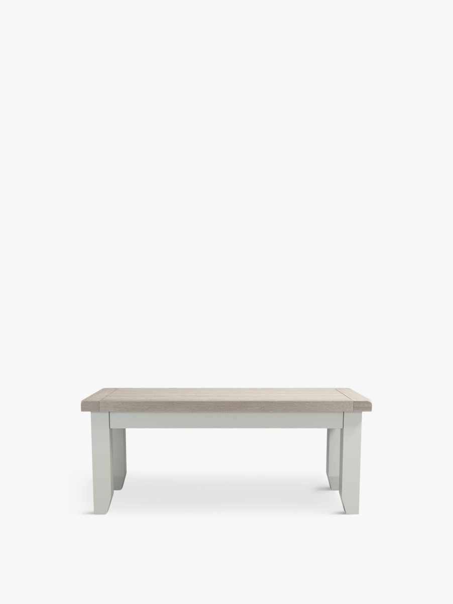 Furniture & Outdoor Bell & Stoccherro Dining Bench | Castle Combe Dining Bench Light Grey