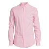 Men Polo Ralph Lauren Shirts | Slim Fit Stretch Poplin Shirt Carmel Pink