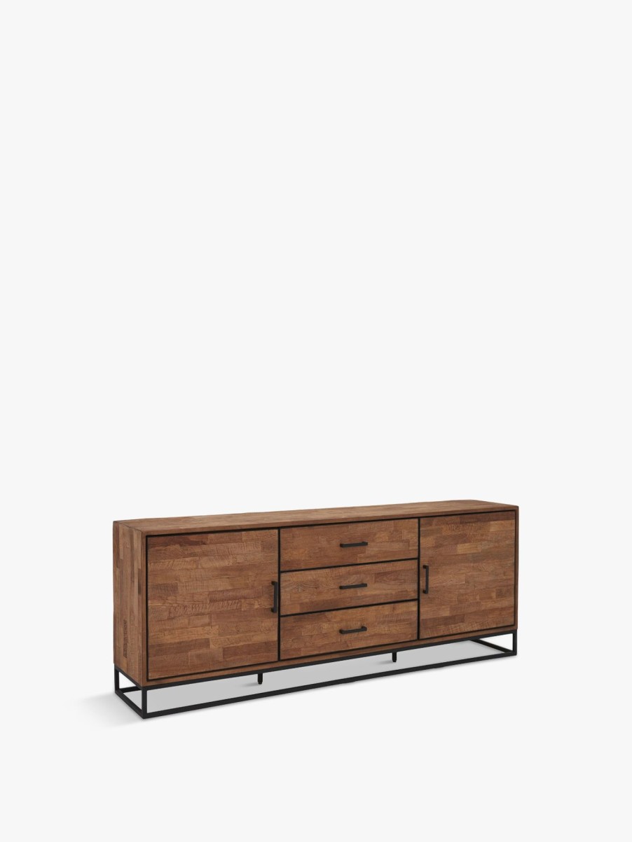 Furniture & Outdoor Barker and Stonehouse Sideboards | Borneo 2 Door 3 Drawer Dresser Brown