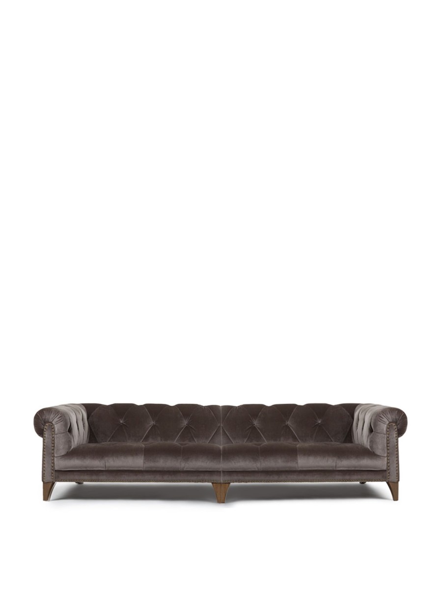 Furniture & Outdoor Alexander & James Sofas | Luisa Deep 4 Seater Sofa Split In Oracle Chocolate