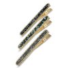 Women L. Erickson USA Hair Accessories | Catrine Pinch Clip Set Black