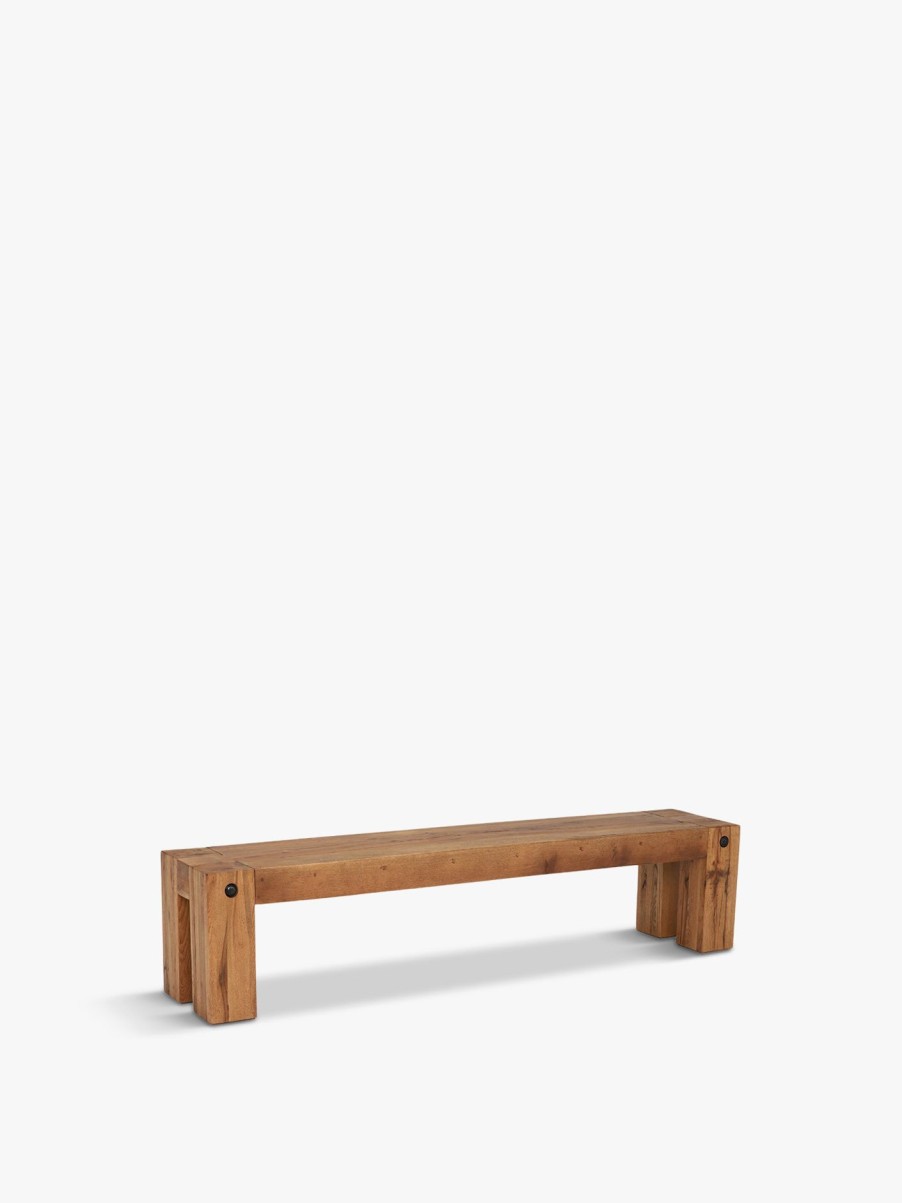 Furniture & Outdoor Barker and Stonehouse Dining Bench | Salem Bench, Rustical Oak Brown