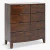 Furniture & Outdoor Barker and Stonehouse Chest Of Drawers | Navajos Reclaimed Wood 7 Drawer Chest Reclaimed Wood, Chestnut Finish