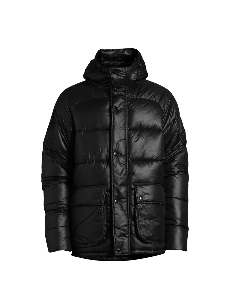 Men Barbour Coats & Jackets | Lark Quilt Black