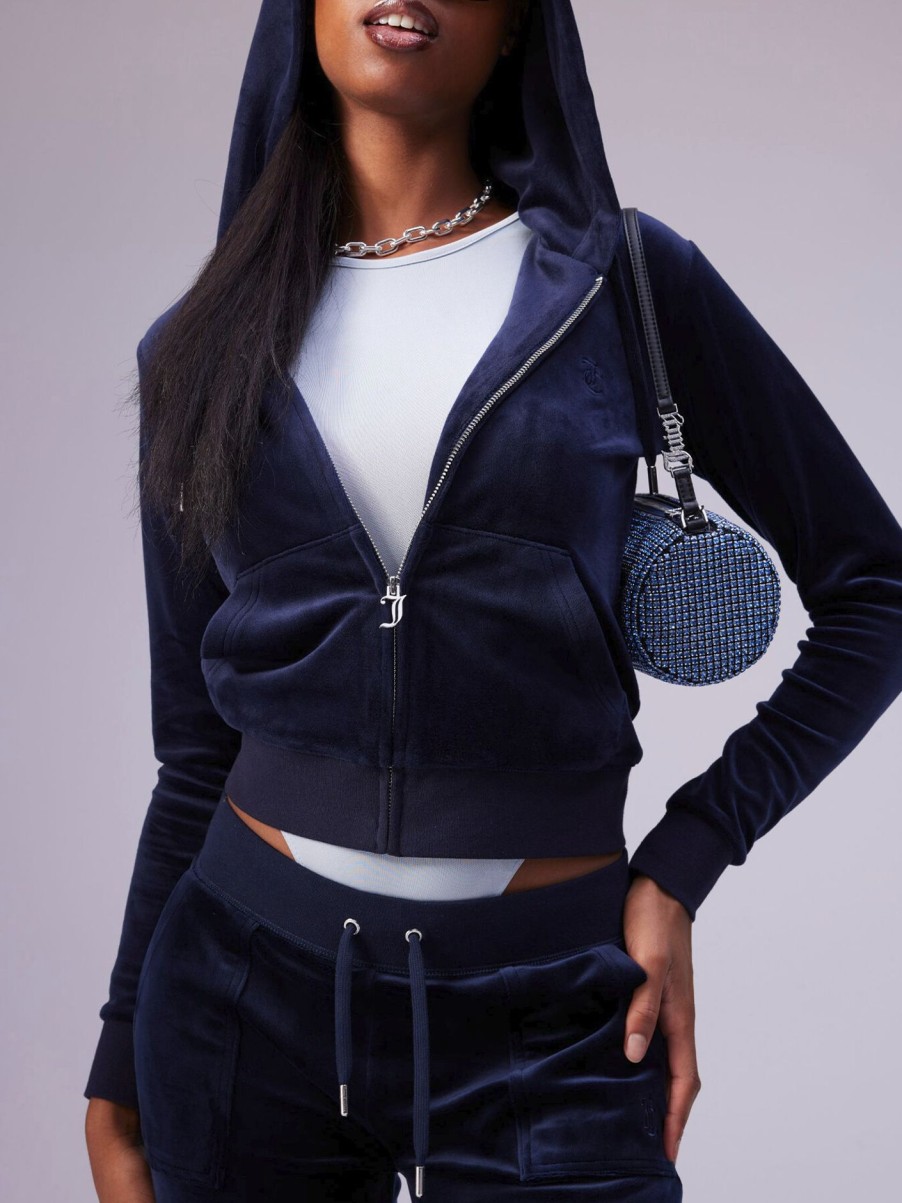 Women Juicy Couture Tracksuits | Robertson Hoodie Night Sky