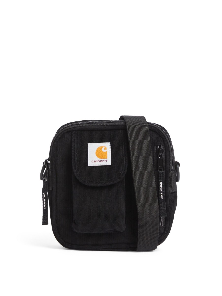 Men Carhartt WIP | Essentials Cord Bag Small Black Wax