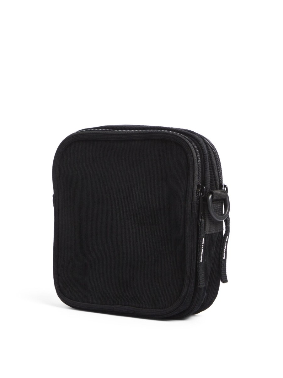 Men Carhartt WIP | Essentials Cord Bag Small Black Wax