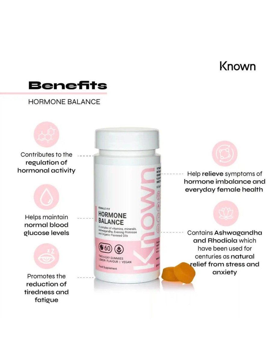 Beauty Known Nutrition Supplements | Hormone Balance Vegan Gummies