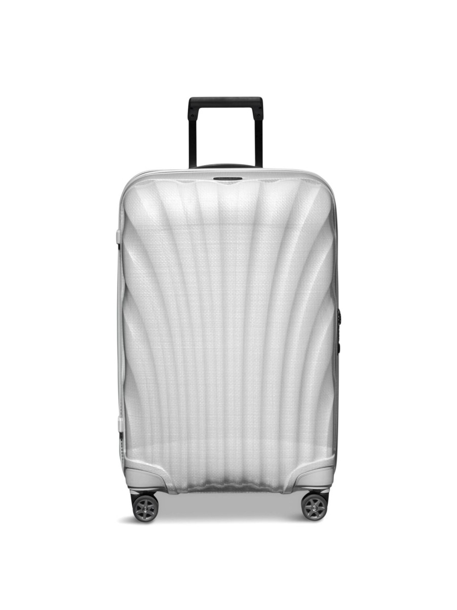 Home & Tech Samsonite | C Lite Spinner 4 Wheel 69Cm Suitcase Off White