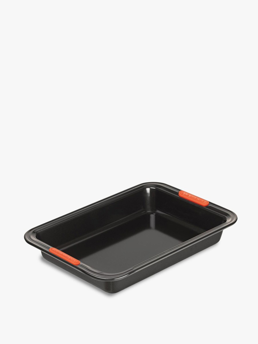 Home & Tech Le Creuset Baking | Rectangular Cake Tin 28Cm Satin Black