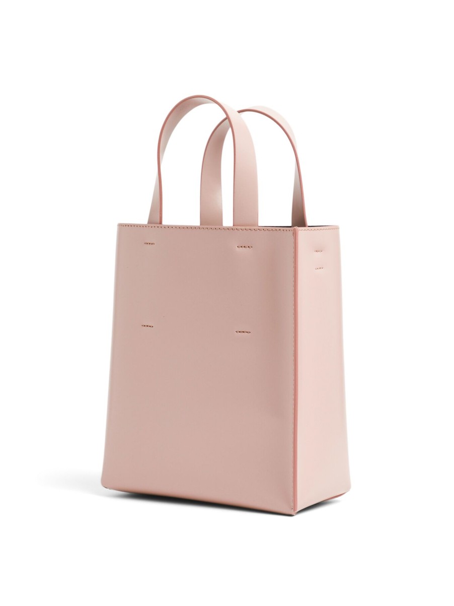 Women Marni Tote Bags | Museo Bag Mini Light Pink