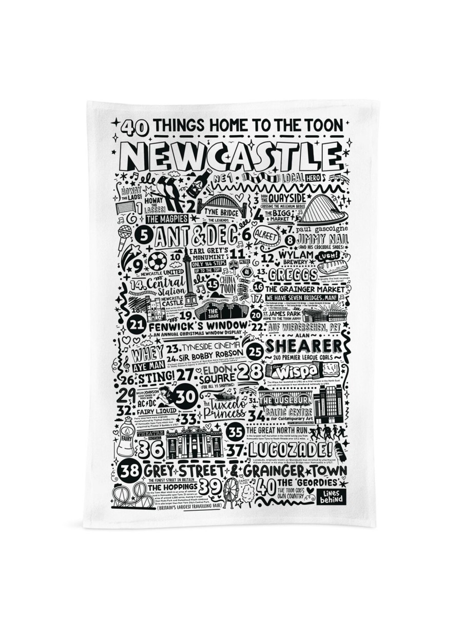 Home & Tech Lines Behind Utility & Cleaning | 40 Things Of Newcastle Tea Towel