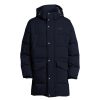 Men GANT Coats & Jackets | Long Alta Down Jacket Evening Blue