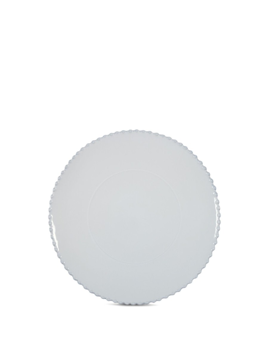 Home & Tech Costa Nova Serveware | Pearl Round Platter Charger White