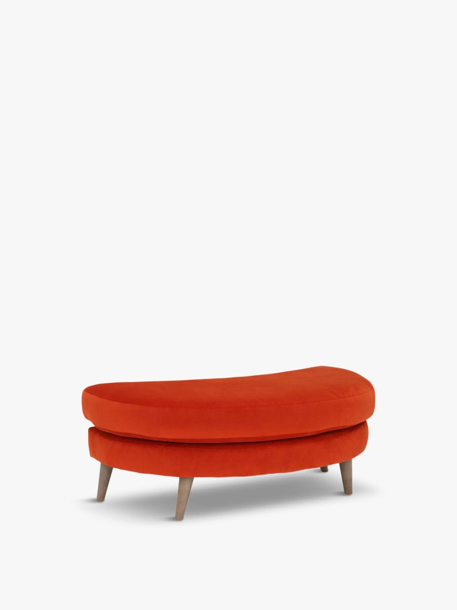 Furniture & Outdoor Barker and Stonehouse Footstools | Myers Cuddler Stool Red