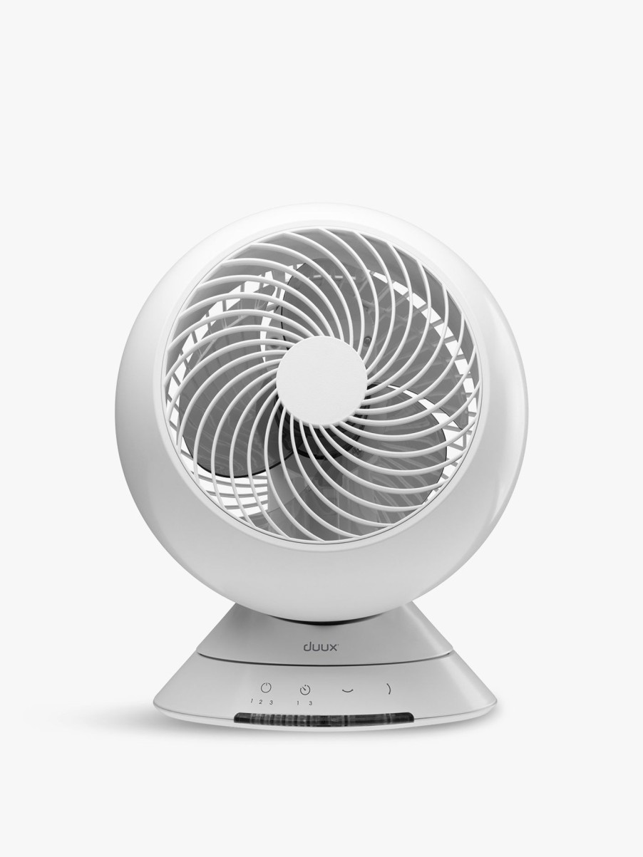 Home & Tech Duux Fans & Heaters | Globe Table Fan White