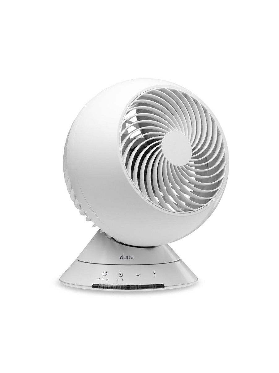 Home & Tech Duux Fans & Heaters | Globe Table Fan White