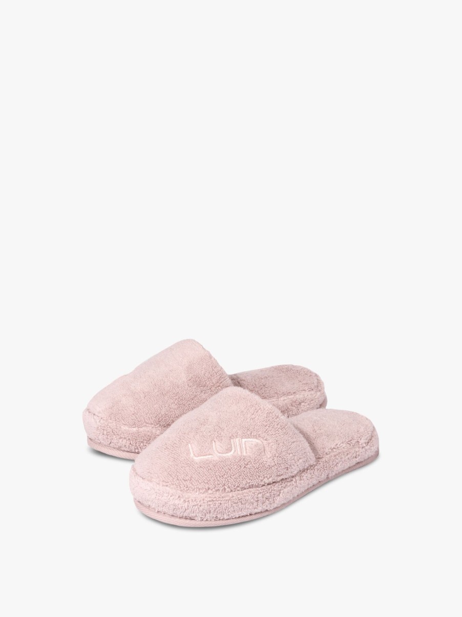 Home & Tech Luin Living Bathroom Accessories | Cosy Bath Slippers Dusty Rose