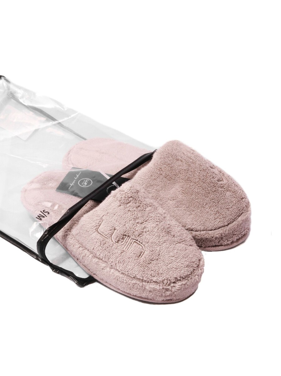 Home & Tech Luin Living Bathroom Accessories | Cosy Bath Slippers Dusty Rose