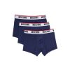 Men Moschino Underwear & Socks | 3 Pack Waistband Trunk Blue