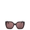 Women GUCCI Eyewear Sunglasses | Gucci Stripe Recycled Acetate Sunglasses Havana-Havana-Brown