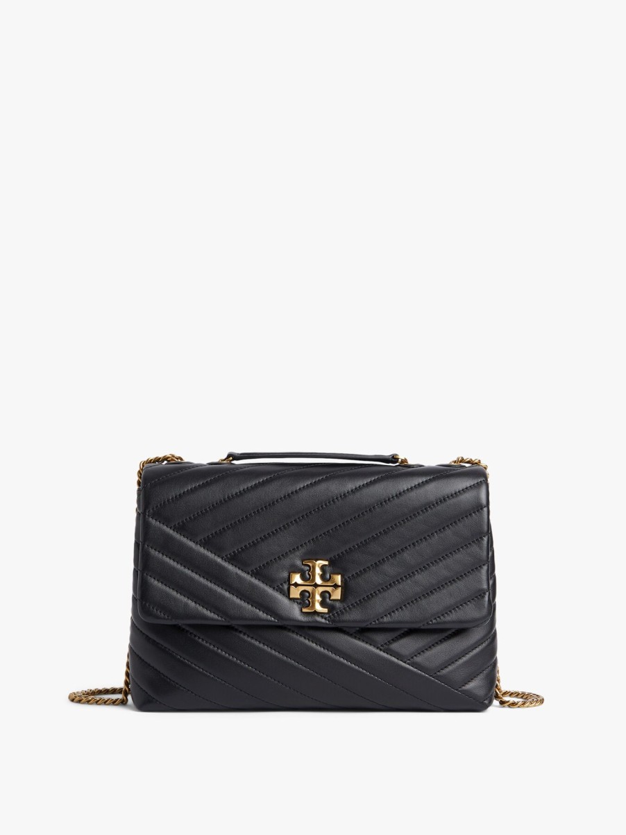 Women TORY BURCH Shoulder Bags | Kira Chevron Convertible Shoulder Bag Black