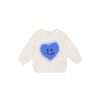 Kids Molo Tops | Disc Sweater Blue Heart