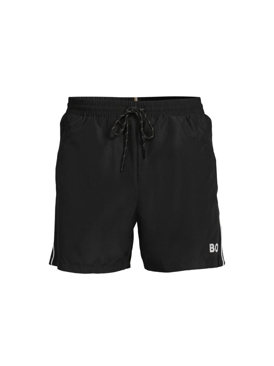 Men BOSS Swimwear | Starfish Swim Shorts Black