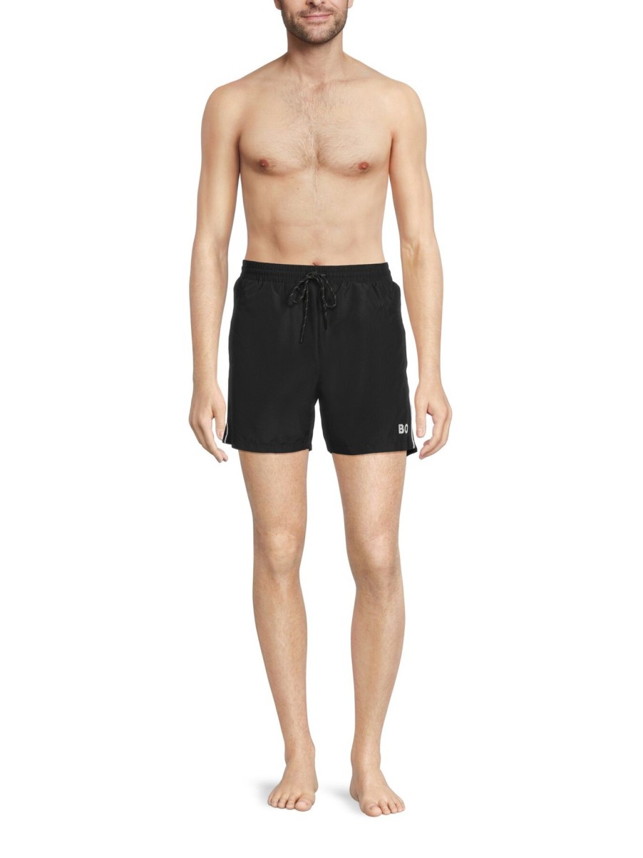 Men BOSS Swimwear | Starfish Swim Shorts Black