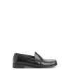 Women Whistles Flats | Manny Slim Loafer Black