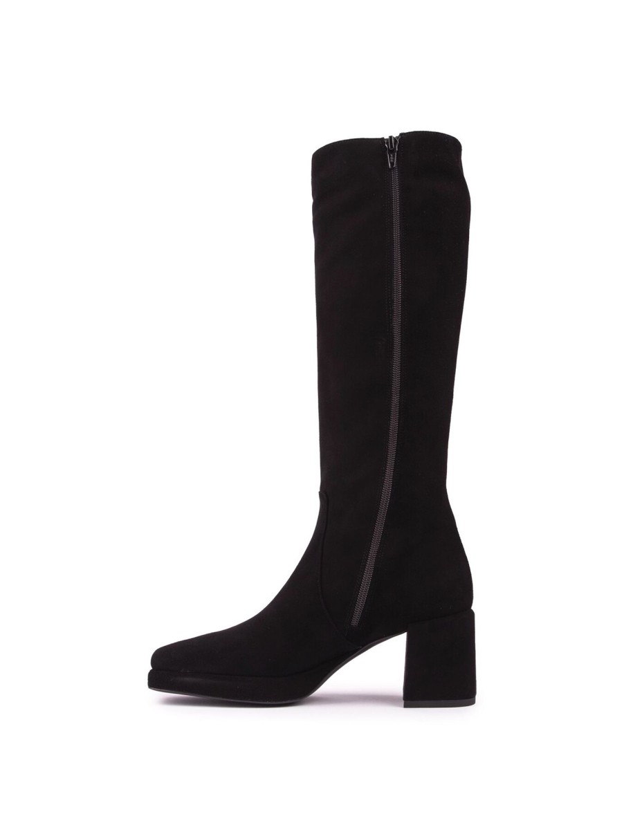 Women Sole Made In Italy Boots | Sole Made In Italy Pinot Platform Boots Black