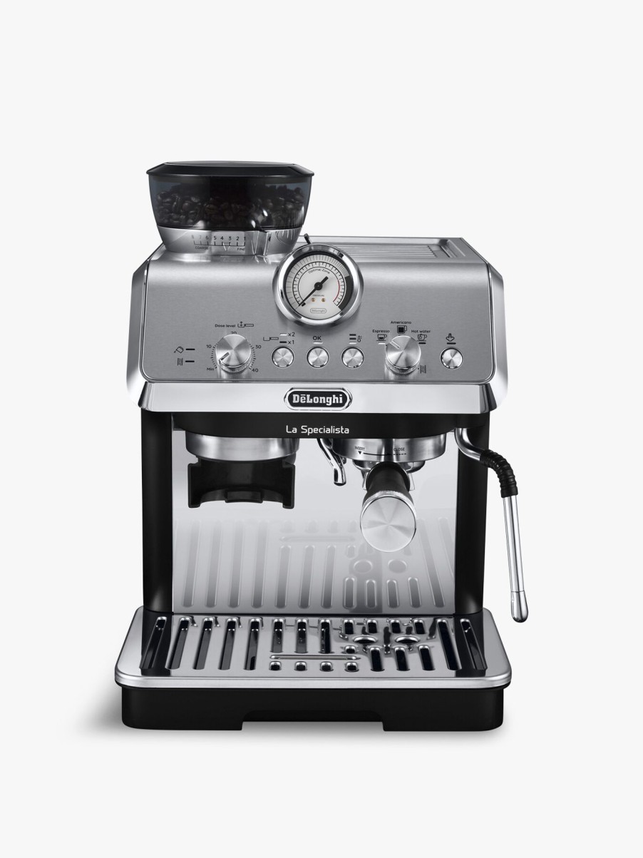 Home & Tech De'Longhi Kitchen Electricals | La Specialista Arte Manual Bean To Cup Espresso Machine Silver