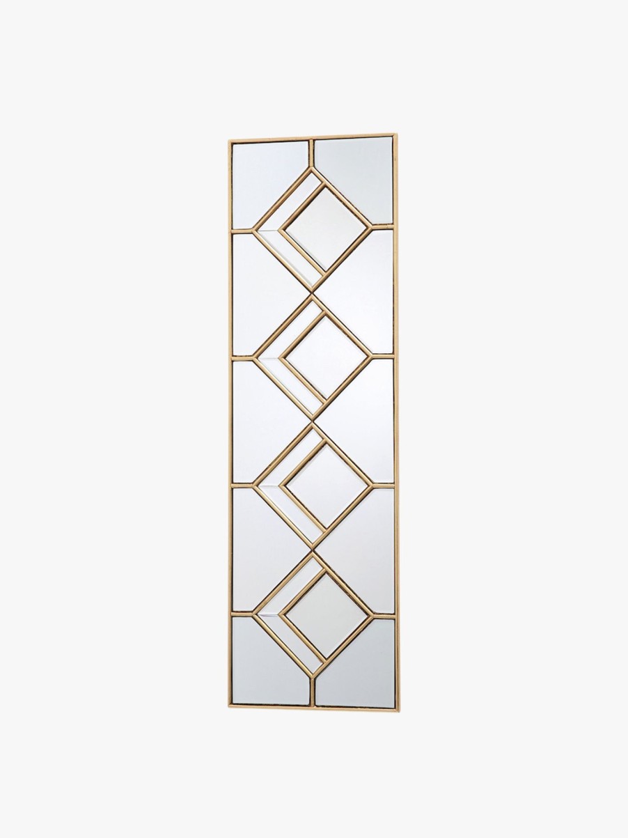 Home & Tech Dar Lighting Mirrors | Kipton Rectangle Decorative Mirror Gold Leaf