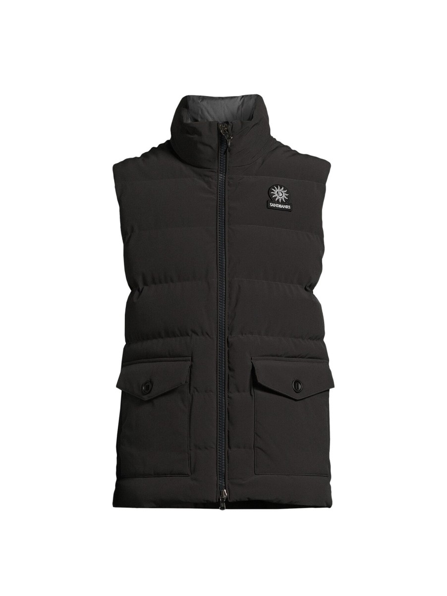 Men Sandbanks Coats & Jackets | Explorer Gilet Charcoal