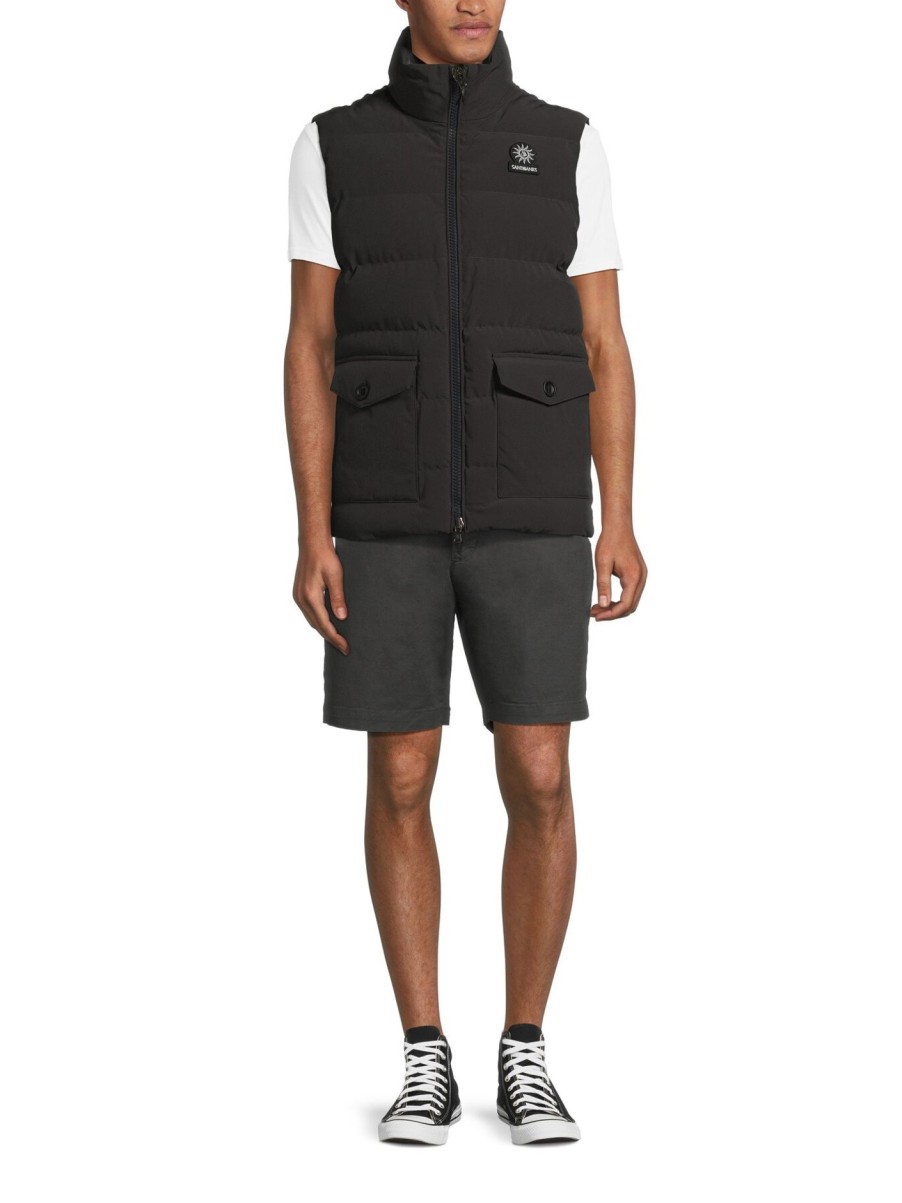 Men Sandbanks Coats & Jackets | Explorer Gilet Charcoal