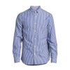 Men GANT Shirts | Poplin Stripe Shirt College Blue