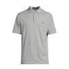 Men Polo Ralph Lauren Polo & Rugby Shirts | Texture Tipping Polo Top Steel Heather