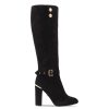 Women Holland Cooper Boots | Holland Cooper Marlborough Knee Boots Black