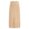 Women Holzweiler Skirts | Fure Fluffy Knit Skirt Beige