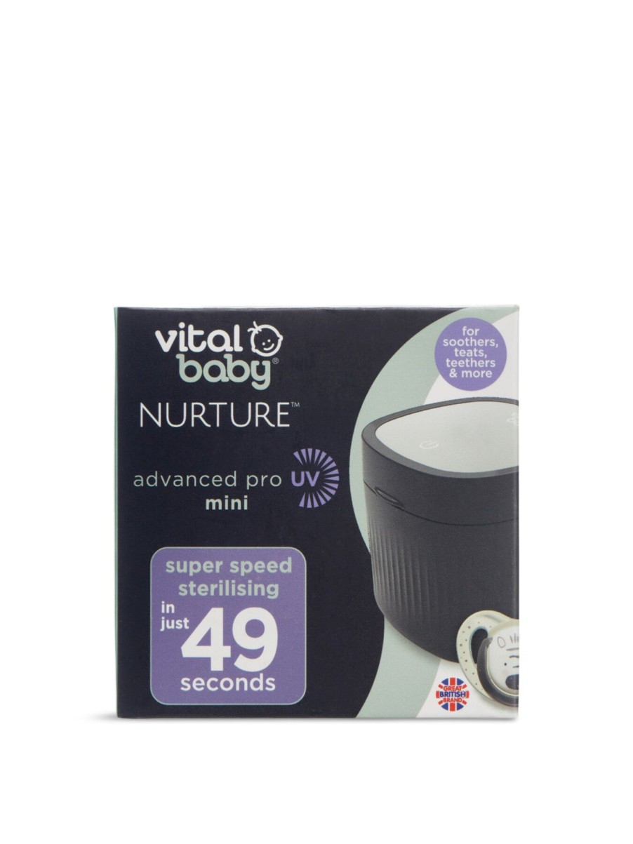 Kids Vital Baby Feeding & Healthcare | Vital Baby Nurture Advanced Pro Uv Mini Onyx Black