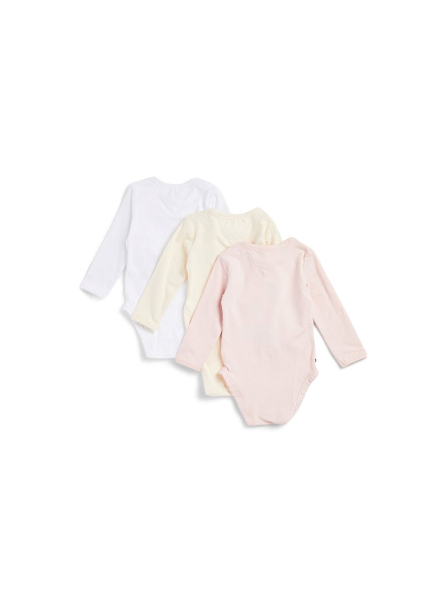 Kids Tommy Hilfiger Sets | Baby 3 Pack Giftbox Whimsy Pink