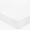 Home & Tech Bedeck of Belfast Fine Linens Bed Linen | 300Tc Fitted Sheet White