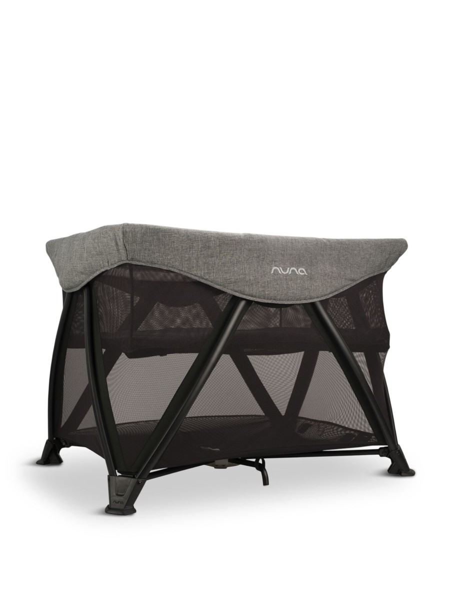 Kids Nuna Furniture & Accessories | Sena Aire With Zip On Bassinet Charcoal