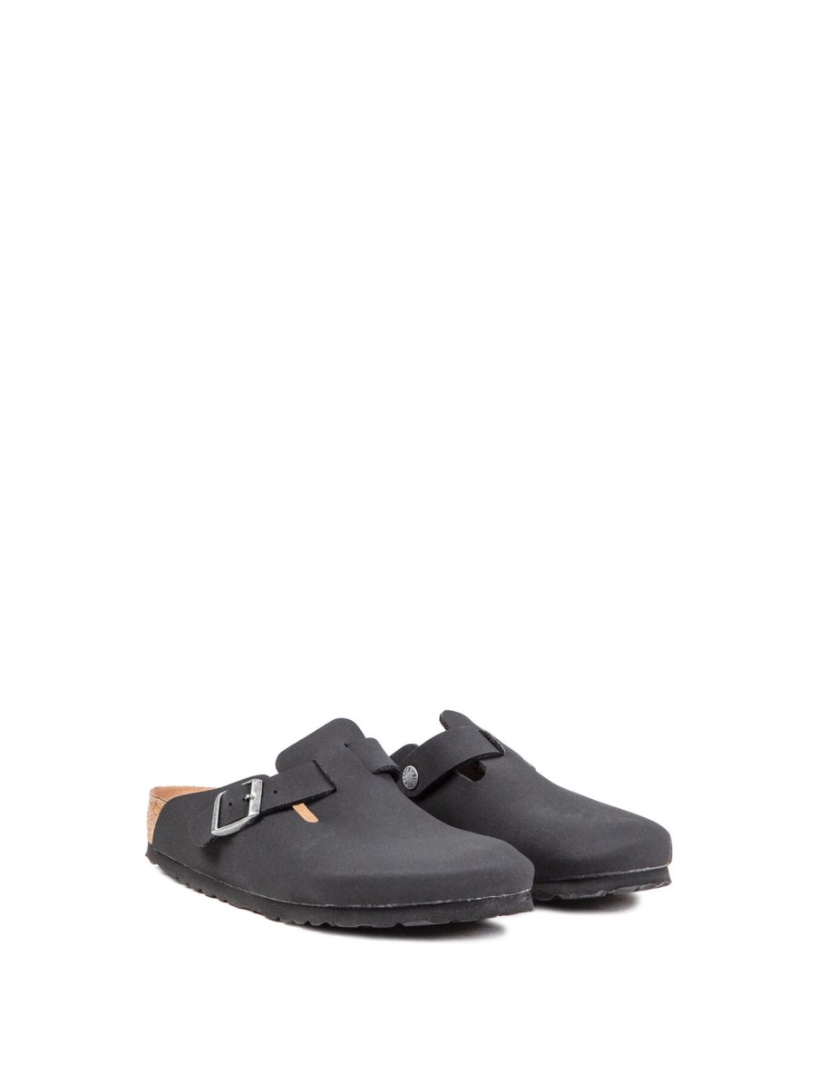 Men BIRKENSTOCK Sandals | Birkenstock Boston Sandals Black